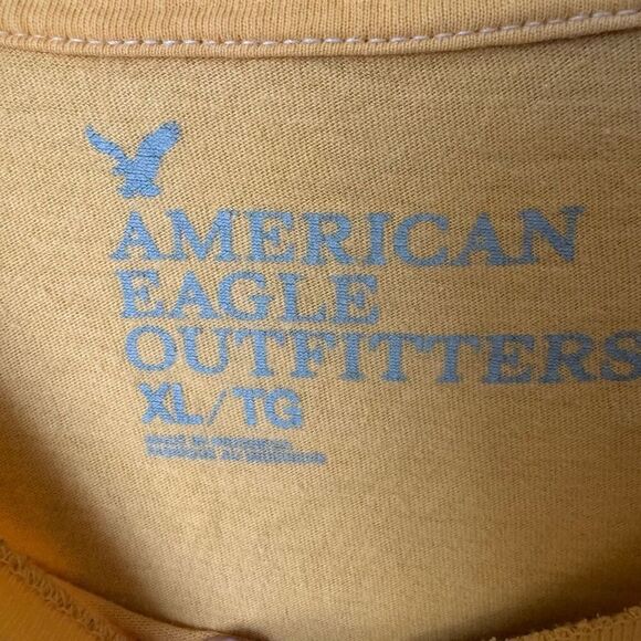 American Eagle 100% Cotton Y2K Tee Embroidered - Picture 3 of 5